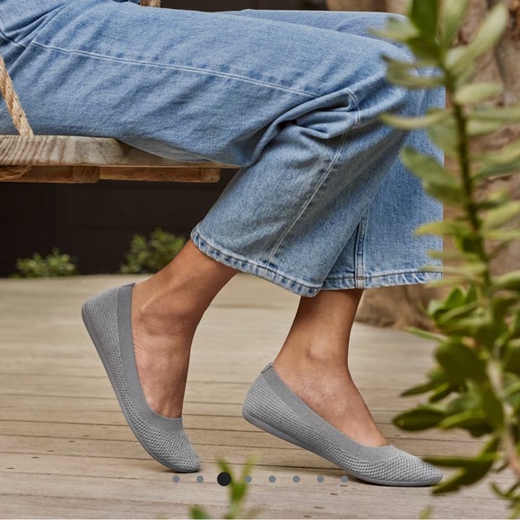 allbirds Shoes - ALLBIRDS  WOMENS TREE  BREZER LOAFERS ROUND TOE BALLET GRAY Sz 8 1/2